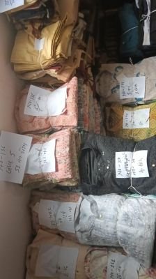 Flood Water Affected Stock of Readymade Garments
